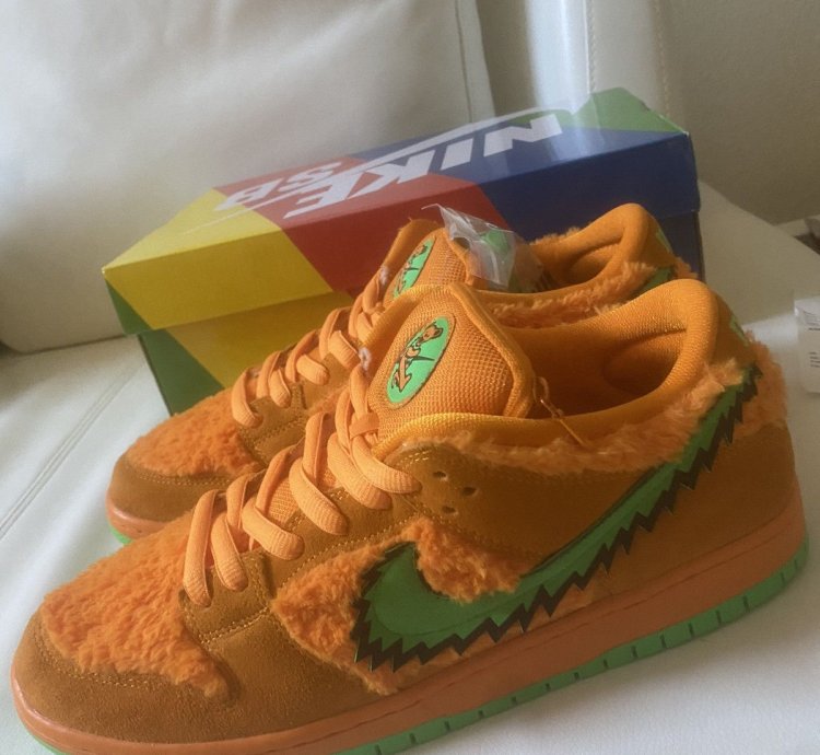 Nike Sb Dunk Low Grateful Dead Orange Ftc Sf