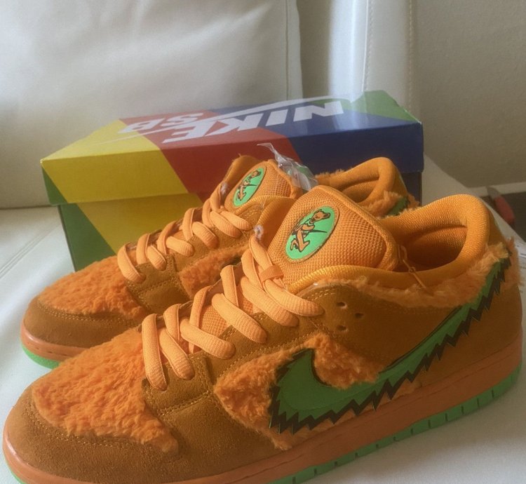 Nike Sb Dunk Low Grateful Dead Orange Ftc Sf