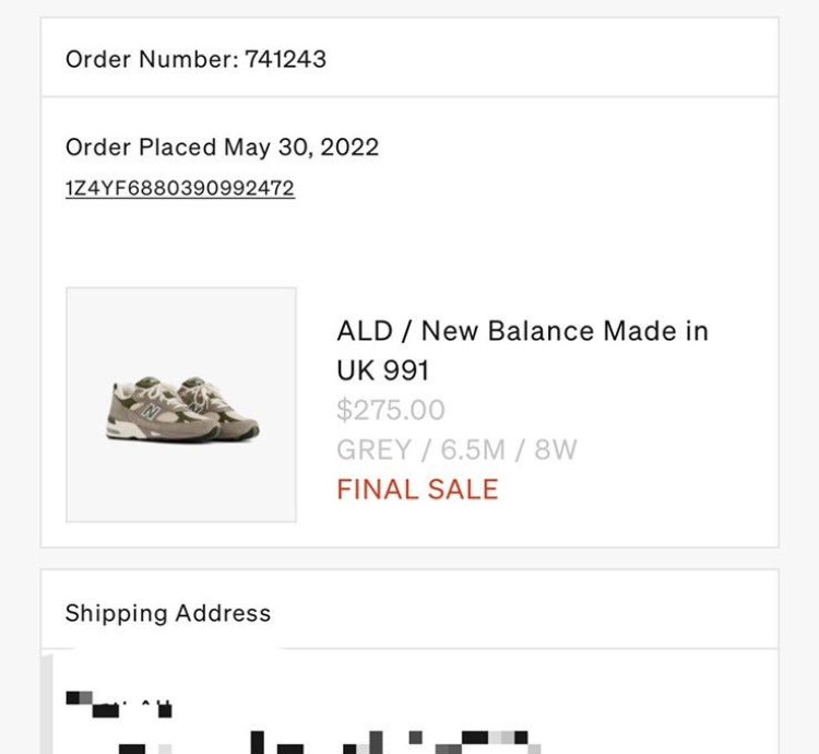 Ald New Balance Made In Uk 991
