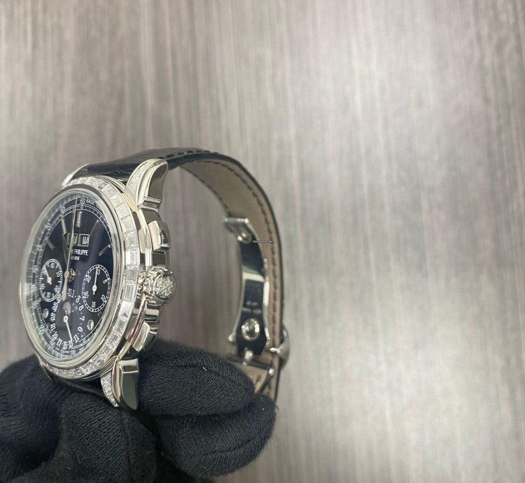 Patek Philippe Perpetual Calendar Chronograph 5271p Perpetual Calendar Factory Baguette