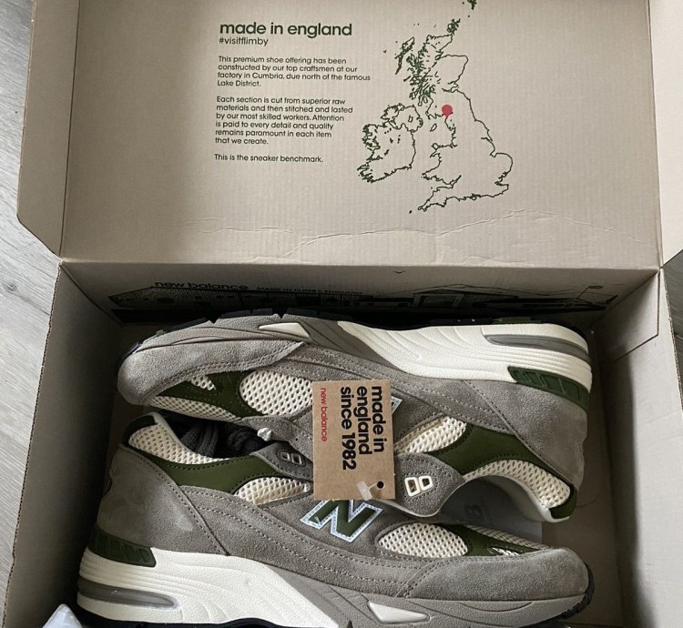 Ald New Balance Made In Uk 991 10 grey Green ds