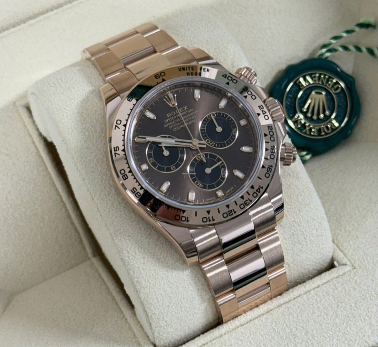 Rolex Daytona Rose Gold Chocolate New 2023