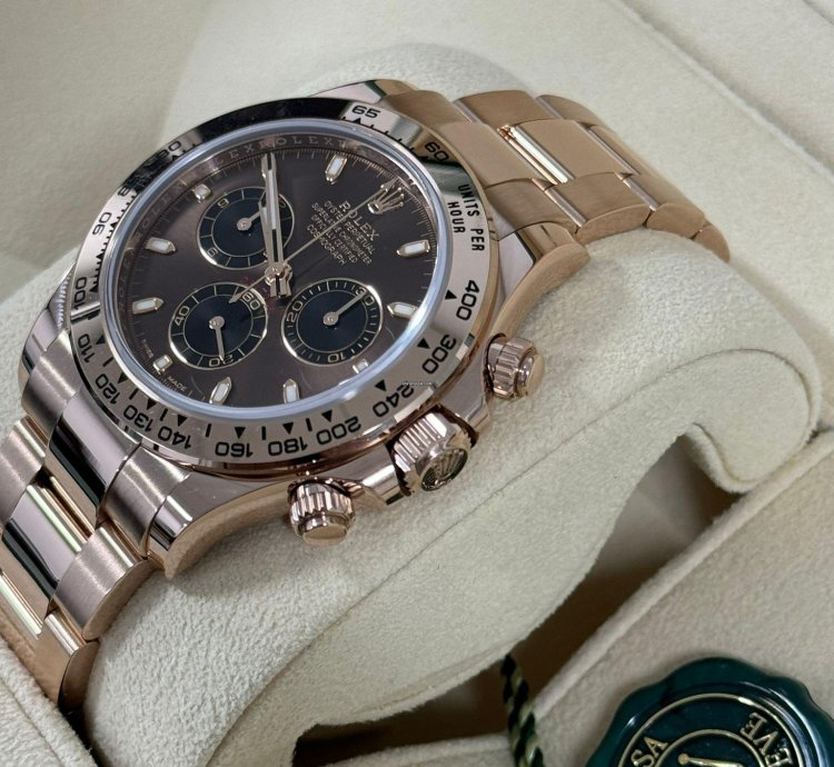 Rolex Daytona Rose Gold Chocolate New 2023