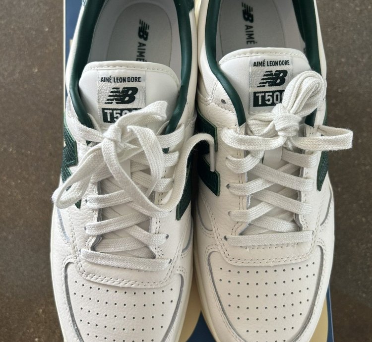 Ald New Balance T500 White Green