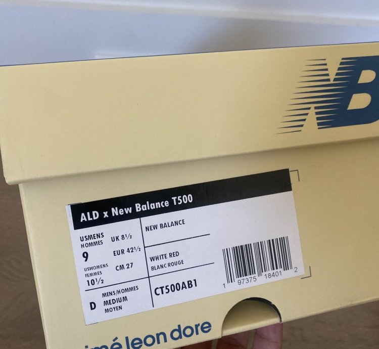 Ald New Balance T500 White Red