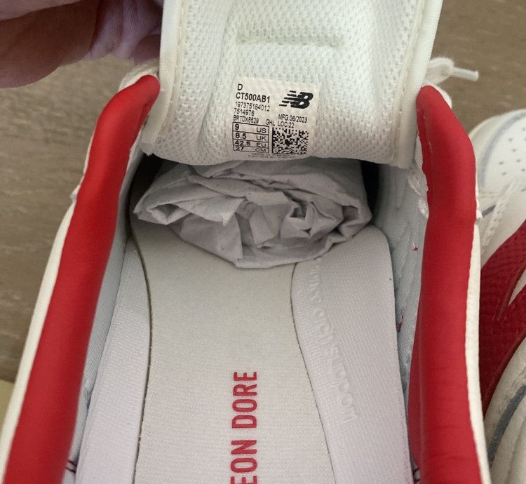 Ald New Balance T500 White Red