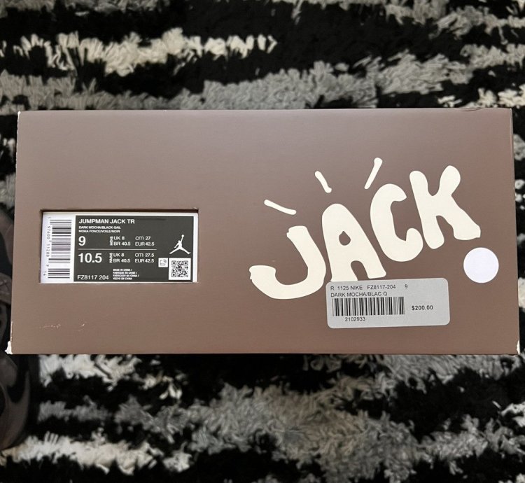 Jordan Jumpman Jack Travis Scott Dark Mocha