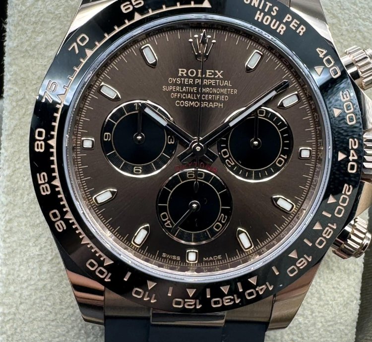 Rolex Daytona Rose Gold Daytona Chocolate Dial Unworn
