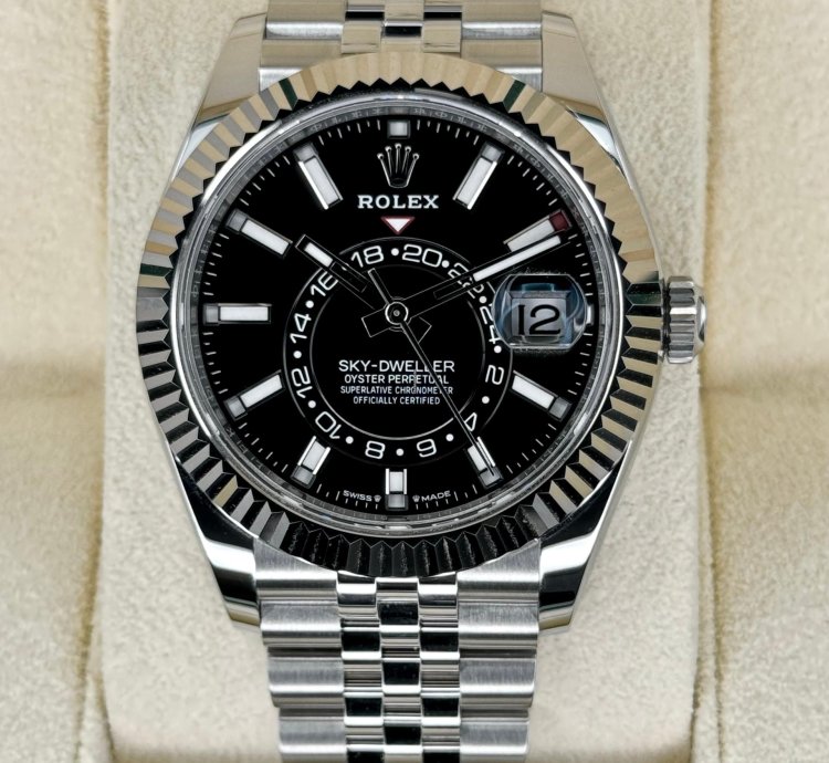 Rolex Sky-dweller New 2024 Sky-dweller 42mm 336934 Stainless Steel Jubilee Black Dial