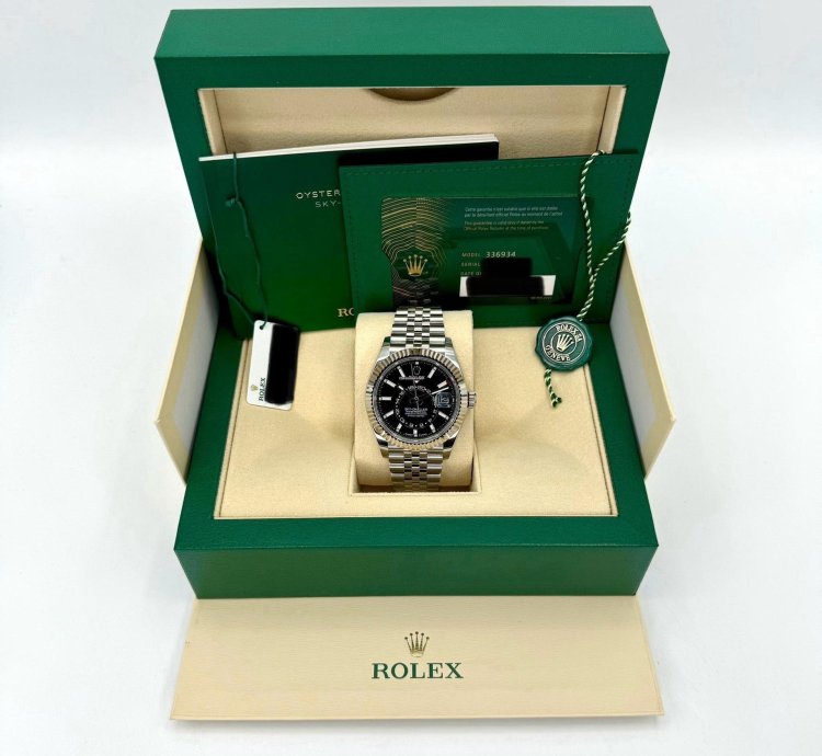 Rolex Sky-dweller New 2024 Sky-dweller 42mm 336934 Stainless Steel Jubilee Black Dial