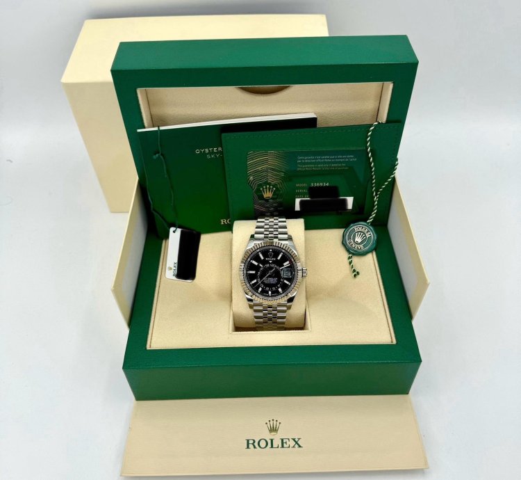 Rolex Sky-dweller New 2024 Sky-dweller 42mm 336934 Stainless Steel Jubilee Black Dial