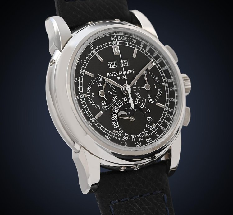 Patek Philippe Perpetual Calendar Chronograph Black 5970p