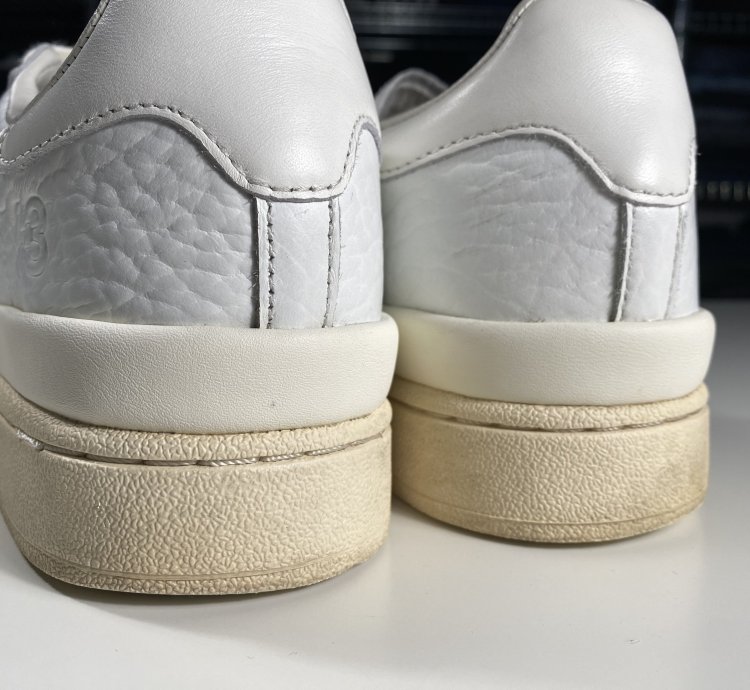 Adidas -3 Hicho Lowtop Leather Platform Sneakers White