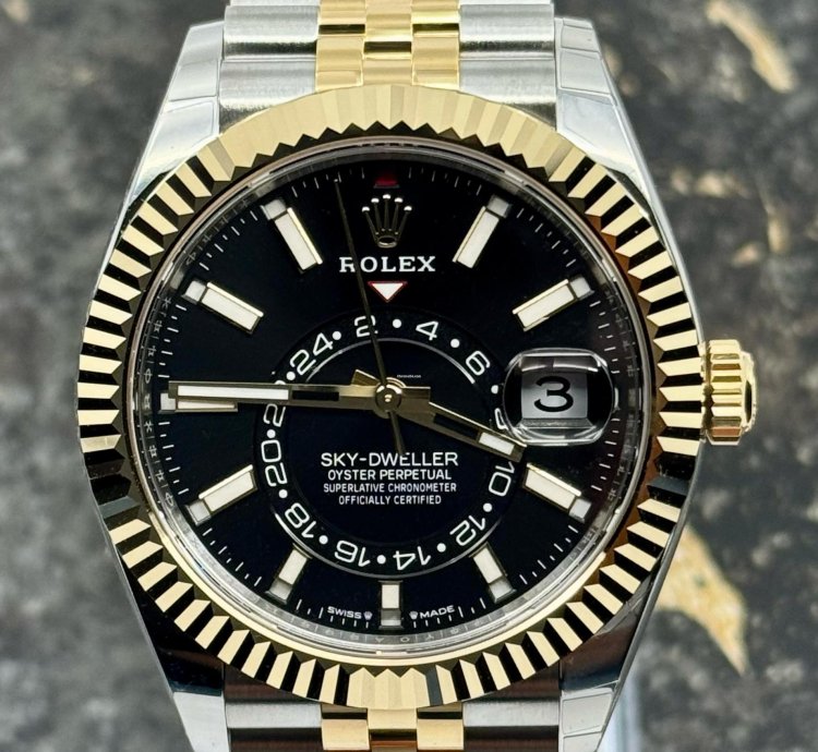 Rolex Sky-dweller New 2025 - Full Stickers - Sky-dweller - Black Dial - Jubilee - 336933