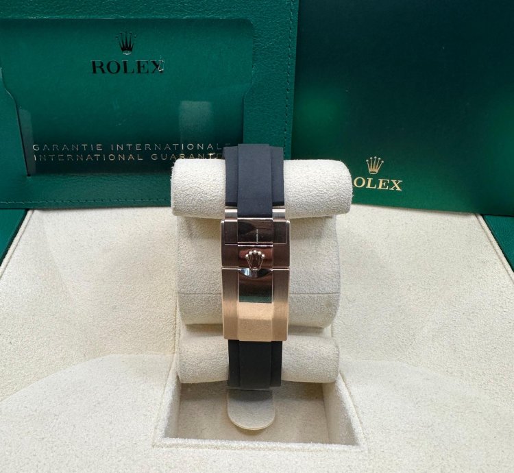 Rolex Daytona Rose Gold Meteorite Dial Oysterflex