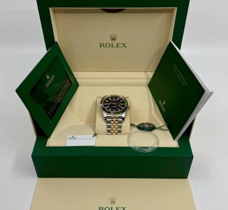Rolex Sky-dweller New 2025 - Full Stickers - Sky-dweller - Black Dial - Jubilee - 336933