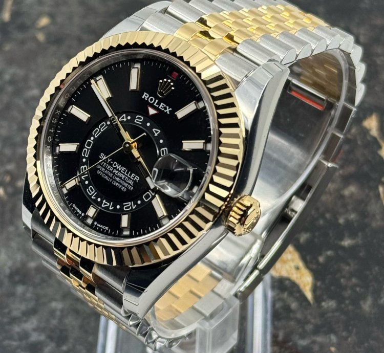 Rolex Sky-dweller New 2025 - Full Stickers - Sky-dweller - Black Dial - Jubilee - 336933