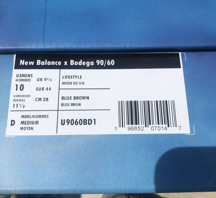 Bodega New Balance 90 60 Age Of Discovery Us Mens 10 Ds