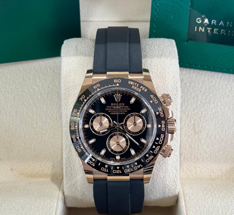 Rolex Daytona Rose Gold Oysterflex 2021