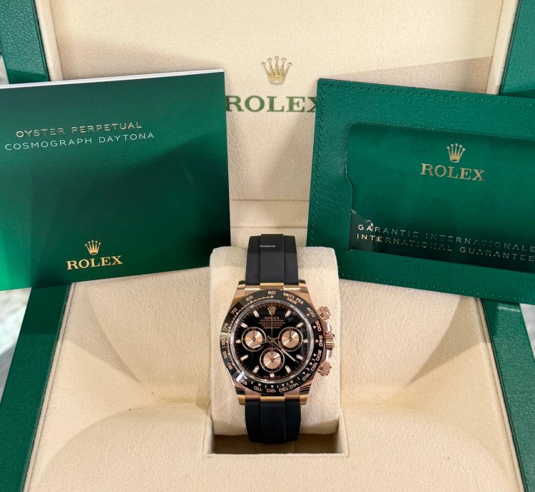 Rolex Daytona Rose Gold Oysterflex 2021