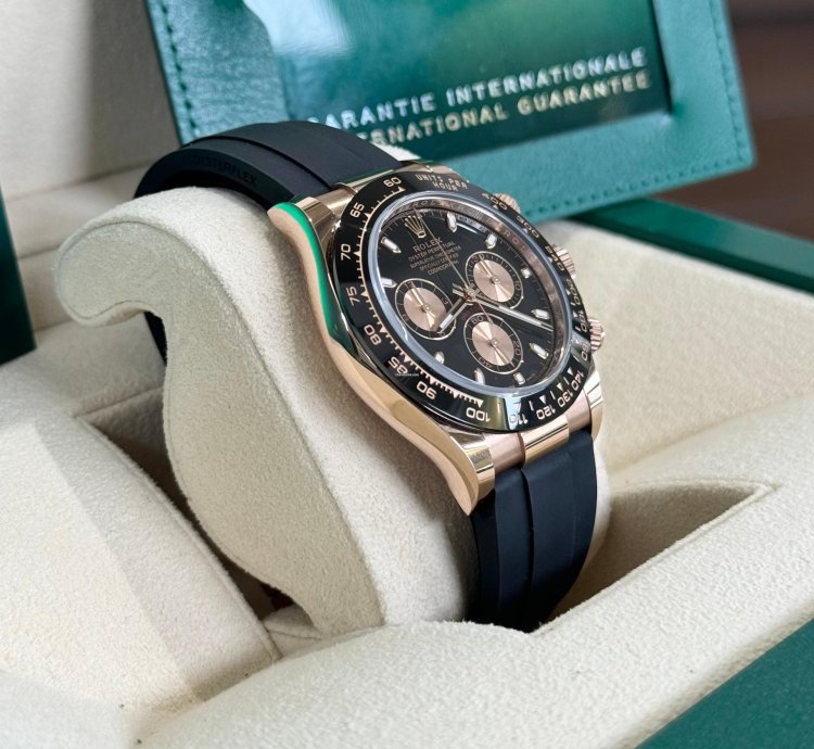 Rolex Daytona Rose Gold Oysterflex 2021