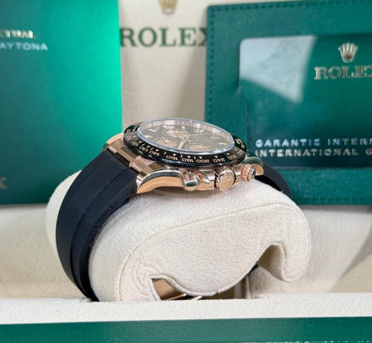 Rolex Daytona Rose Gold Oysterflex 2021