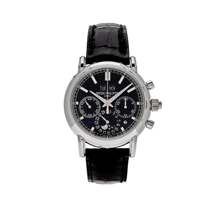Patek Philippe Perpetual Calendar Chronograph Grand Complications 5204p-011 Perpetual Calendar Chronograph Platinum Black Dial