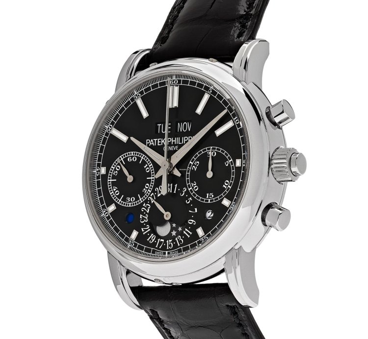 Patek Philippe Perpetual Calendar Chronograph Grand Complications 5204p-011 Perpetual Calendar Chronograph Platinum Black Dial