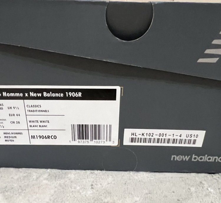 Comme Des Gar Ons Homme New Balance 1906 Size 10