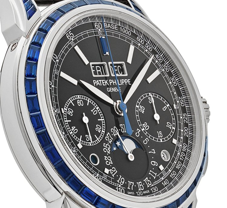 Patek Philippe Perpetual Calendar Chronograph Grand Complications 5271 11p-001 Moon Phases Platinum Black Dial Sapphire Bezel