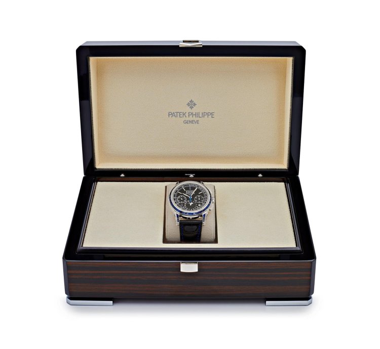 Patek Philippe Perpetual Calendar Chronograph Grand Complications 5271 11p-001 Moon Phases Platinum Black Dial Sapphire Bezel