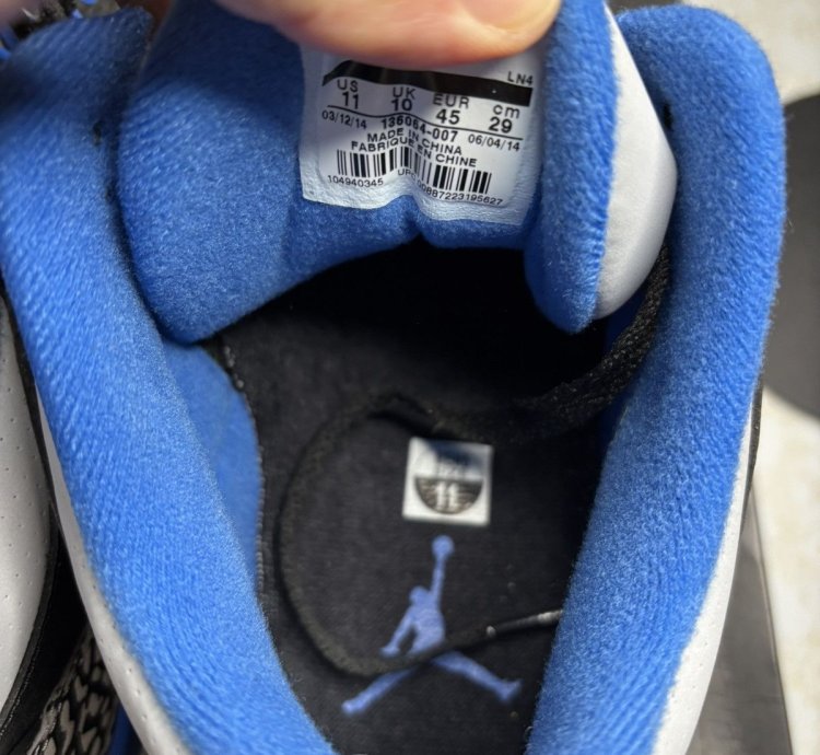 Jordan Retro 3 Sport Blue