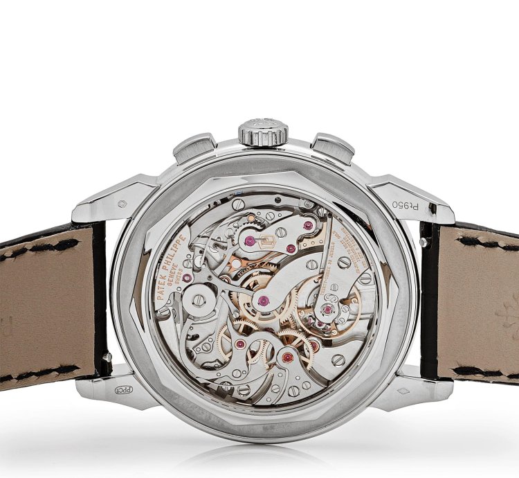 Patek Philippe Perpetual Calendar Chronograph Grand Complications 5271 12p-001 Perpetual Calendar Platinum Black Dial Ruby Bezel