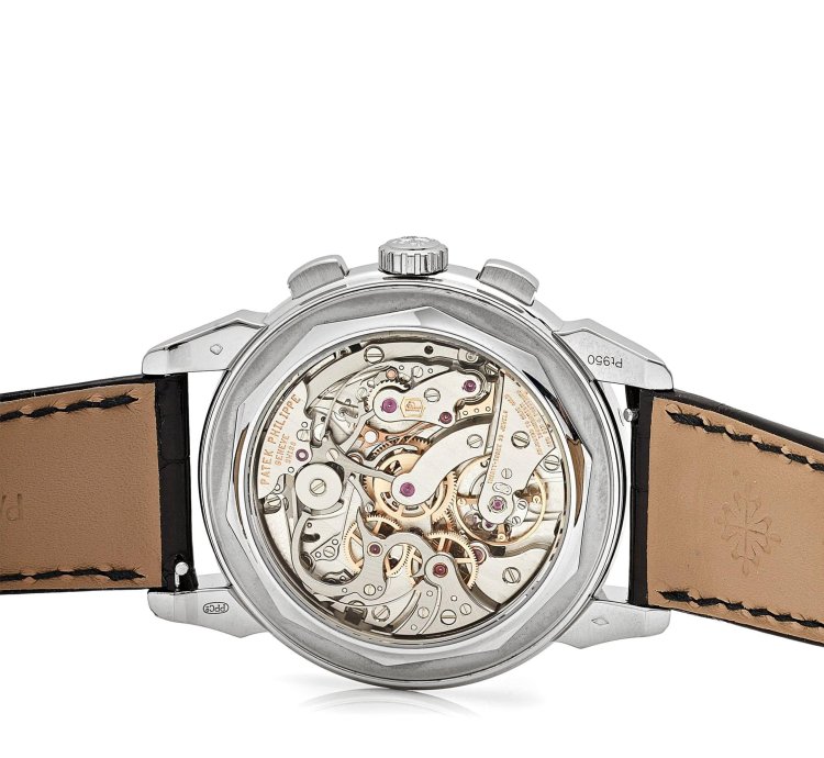Patek Philippe Perpetual Calendar Chronograph Grand Complications 5271p-001 Perpetual Calendar Platinum Black Dial Baguette Bezel