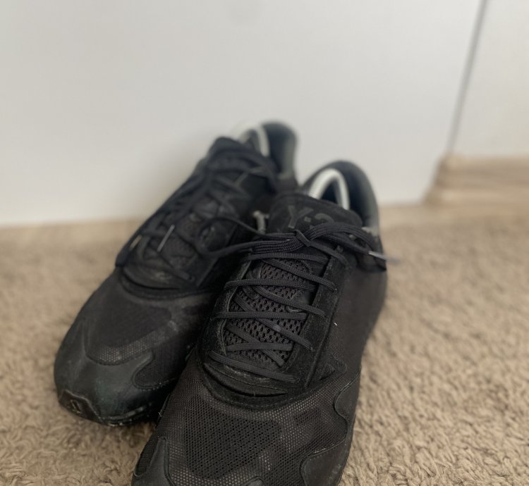 Adidas -3 Yohji Yamamoto Rhisu Run Triple Black Sneakers