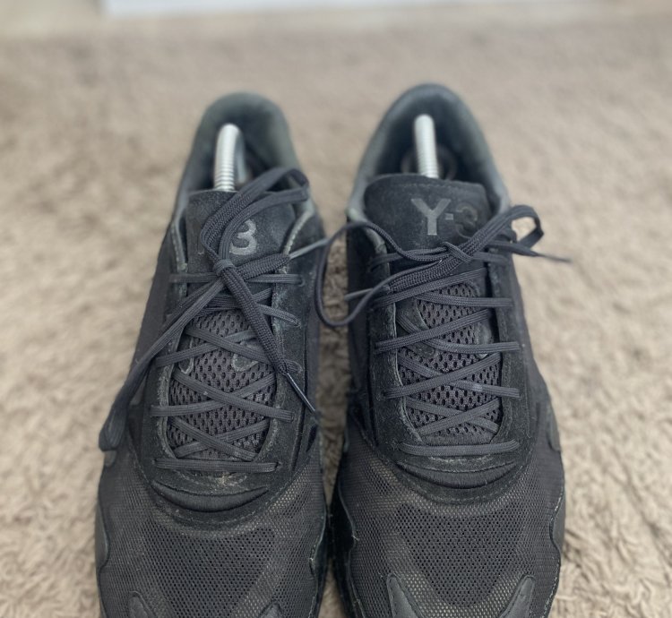 Adidas -3 Yohji Yamamoto Rhisu Run Triple Black Sneakers
