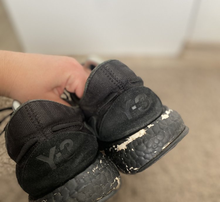 Adidas -3 Yohji Yamamoto Rhisu Run Triple Black Sneakers