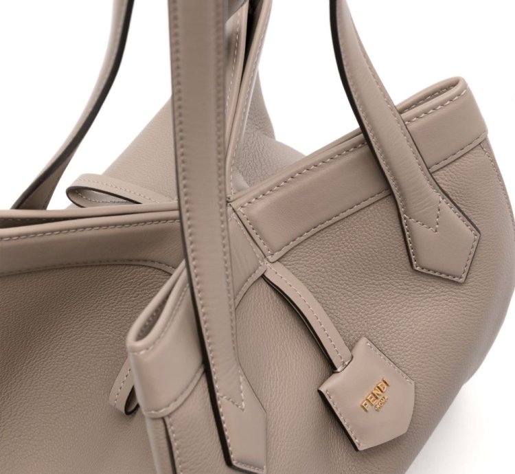 Fendi Medium Origami Leather Shoulder Bag