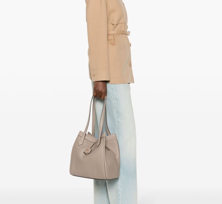 Fendi Medium Origami Leather Shoulder Bag
