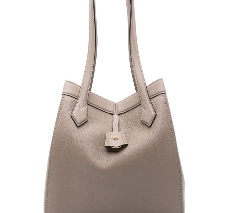 Fendi Medium Origami Leather Shoulder Bag