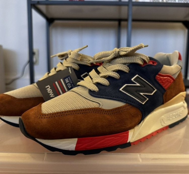 Crew New Balance 998 Hilltop Blue