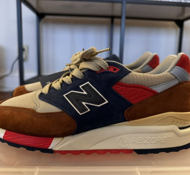 Crew New Balance 998 Hilltop Blue