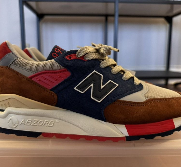 Crew New Balance 998 Hilltop Blue