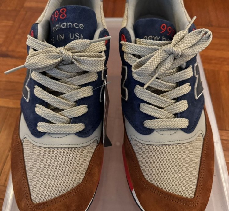 Crew New Balance 998 Hilltop Blue