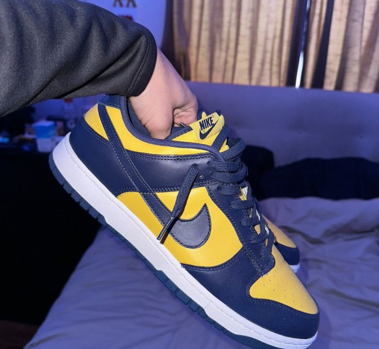 Nike Sb Dunk Low Michigan National Champions Size 12