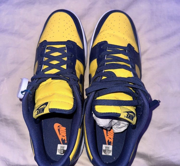 Nike Sb Dunk Low Michigan National Champions Size 12