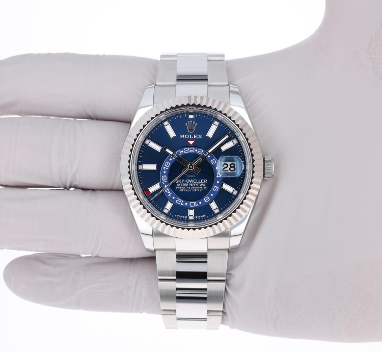 Rolex Sky-dweller New 2025 336934 Blue Oyster Steel 42 Mm