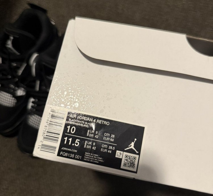 Jordan Retro 4 White Thunder