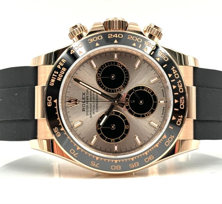 Rolex Daytona Rose Gold Oysterflex Sundust Dial 126515ln Unworn 2024