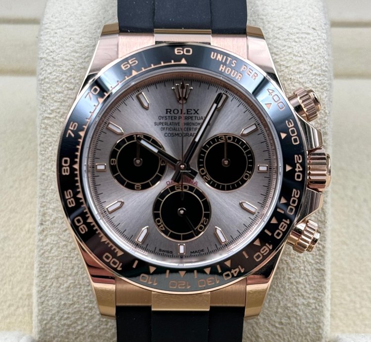 Rolex Daytona Rose Gold Oysterflex Sundust Dial 126515ln Unworn 2024